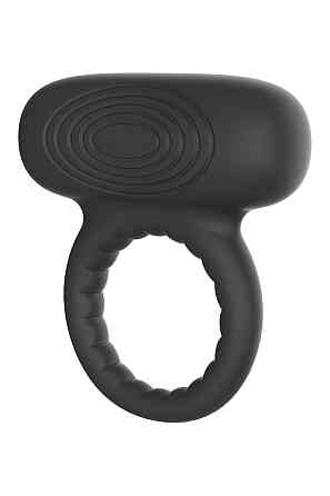 Ерекційне кільце для пеніса з вібрацією Dream Toys RAMROD чорне Sex Aura Київ