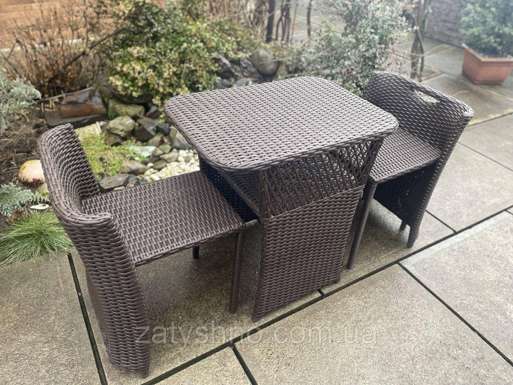 Ротанговая мебель  балконная складная серая Киев - изображение 6