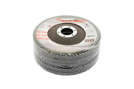 GRANITE Диск шліфувальний пелюстковий конусний GRANITE ZIRCONIA Т29 зерно 36 125×22 мм 5 шт 8-3 Київ