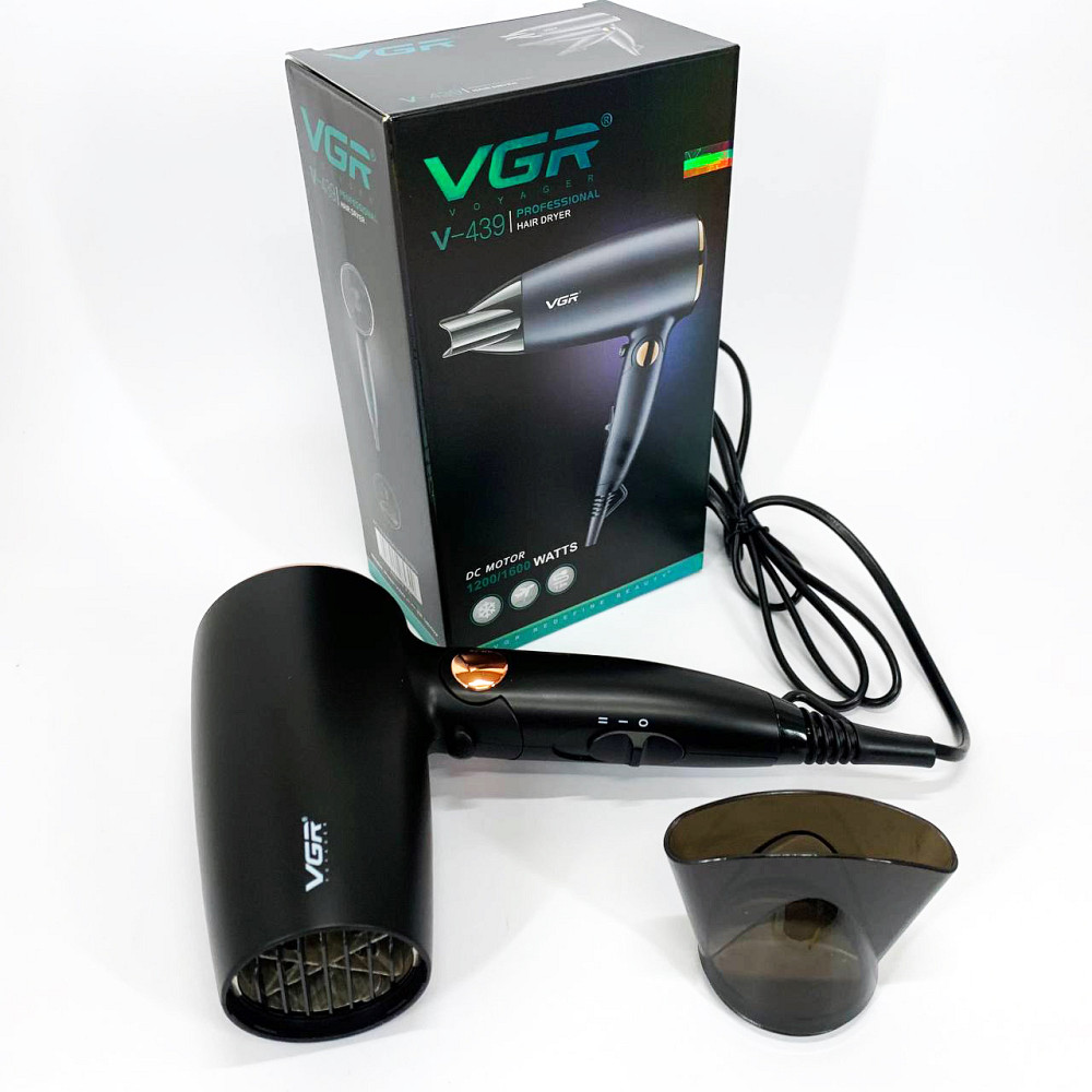 Фен с режимом ионизации VGR V-439, Мощный фен для волос, Фен-стайлер для сушки волос DA-29 Львов - изображение 18