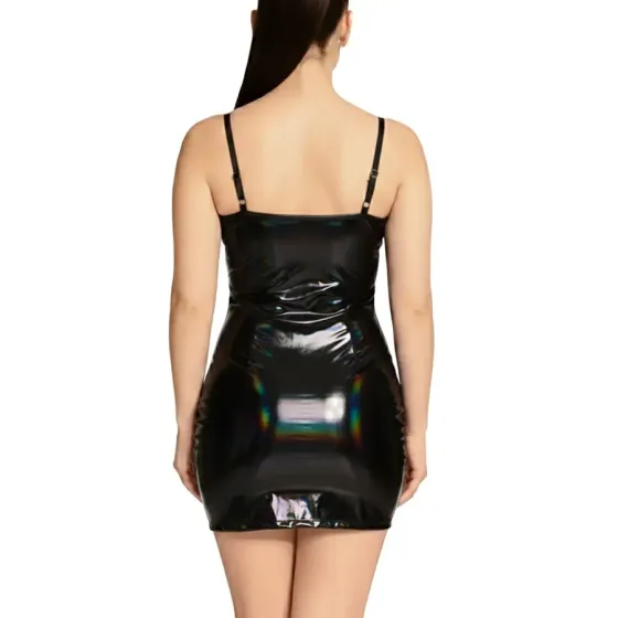 Лакована сукня Art of Sex - Demeter, колір чорний з ефектом голограми, розмір S Львов