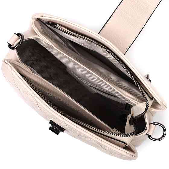 Вишукана сумка для стильних жінок із натуральної шкіри Vintage 22414 Біла Київ