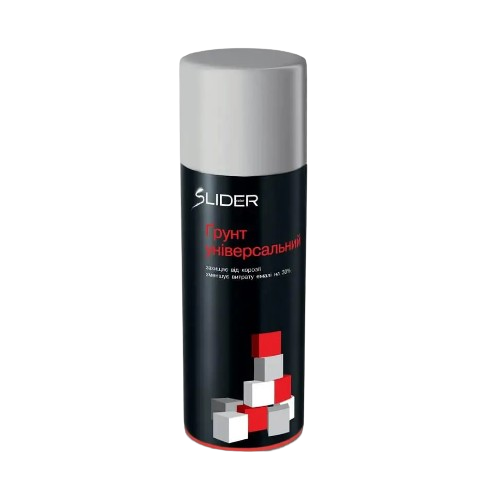 Грунт універсальний 400мл сірий аерозоль SLIDER Житомир - изображение 1
