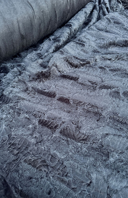 Тканина/опт/ хутро каракуль чорний — від 3 м Київ - фото 4