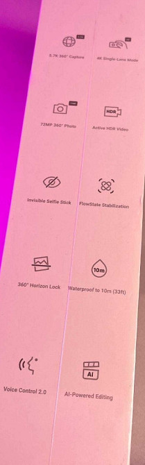 Екшн-камера Insta360 X3 повністю новенька, в плівці. Київ - фото 2