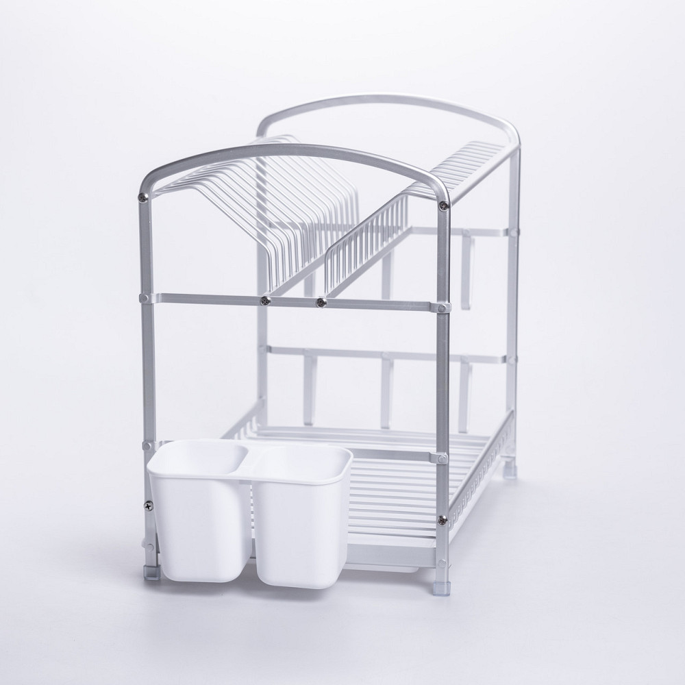 Yiwu Двоярусна сушарка для кухні алюмінієва з лотком і тримачами HP-46-13 Коломыя - изображение 6