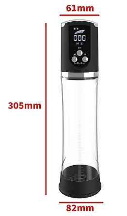 Водонепроницаемая, автоматическая вакуумная помпа с зарядкой от USB CANWIN Water Pump LCD, P468AU Sex Aura Киев