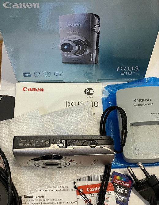 Фотоапарат Canon IXUS 210 Київ - фото 2