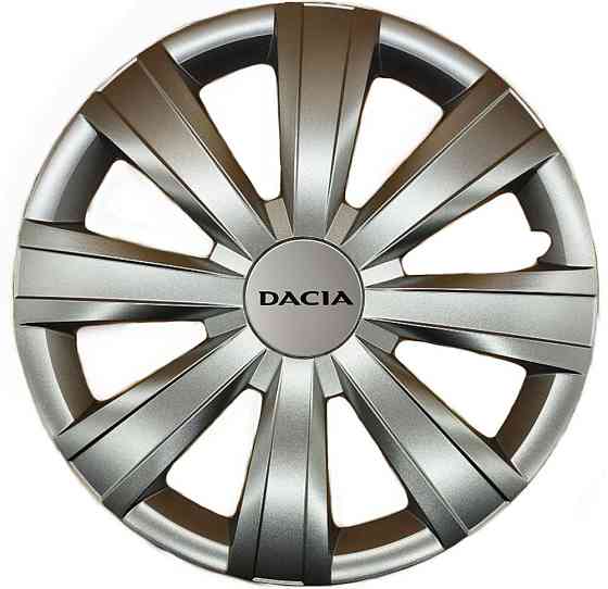 Автомобильные модельные колпаки R15 Dacia 328 4шт, SJS, серебряные Киев
