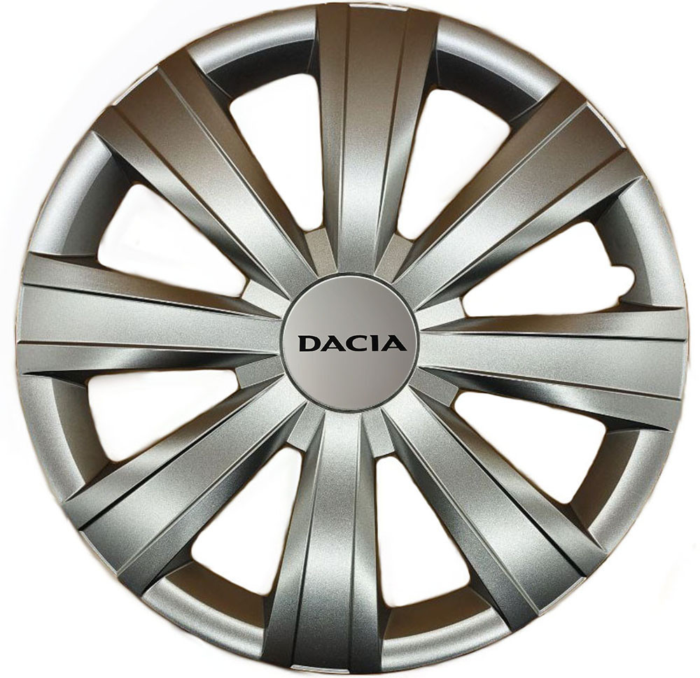Автомобильные модельные колпаки R15 Dacia 328 4шт, SJS, серебряные Киев - изображение 1