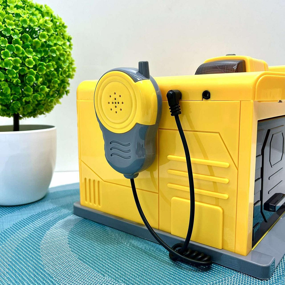 Гараж з машинкою Chengmei Toys Бетонозмішувач з світловими та звуковими ефектами Жовтий (CLM-553) Чернігів - фото 7