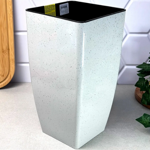 Вазон Квадро 22*22*41,5см Stone (світлий бетон) Алеана Житомир