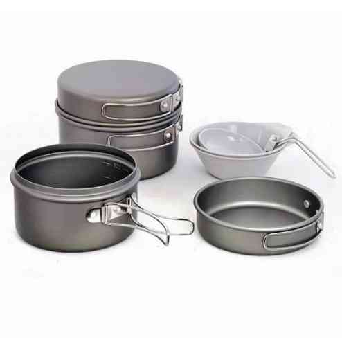 Набор посуды для активного отдыха, Туристическая посуда для горелок кемпинг Наборы посуды пикника WD-77 Ивано-Франковск