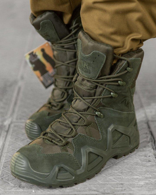 Тактичні туфлі берці AK olive ВТ0528 Одеса - фото 8