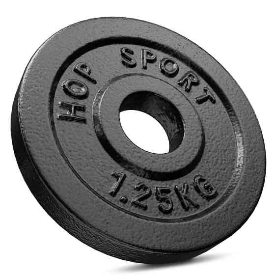 Сет з металевих дисків Hop-Sport Strong 4x1,25кг Київ