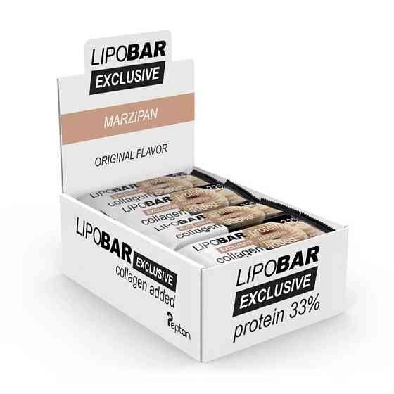 Протеиновый батончик Lipo Bar Exclusive  20 x 50 g  (MARZIPAN) Луцк