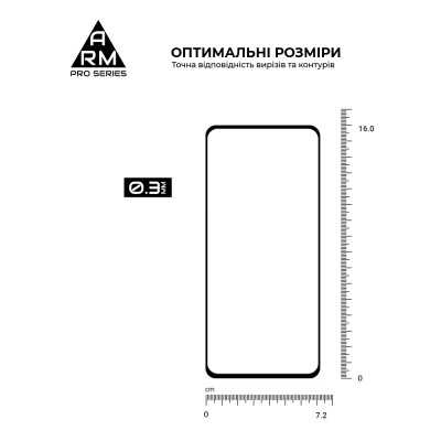 Скло захисне Armorstandart Pro OPPO A60 4G Black (ARM78605) Вінниця - фото 3