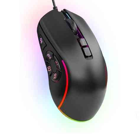 Игровая проводная мышь X9 с RGB подсветкой (Черный) Винница