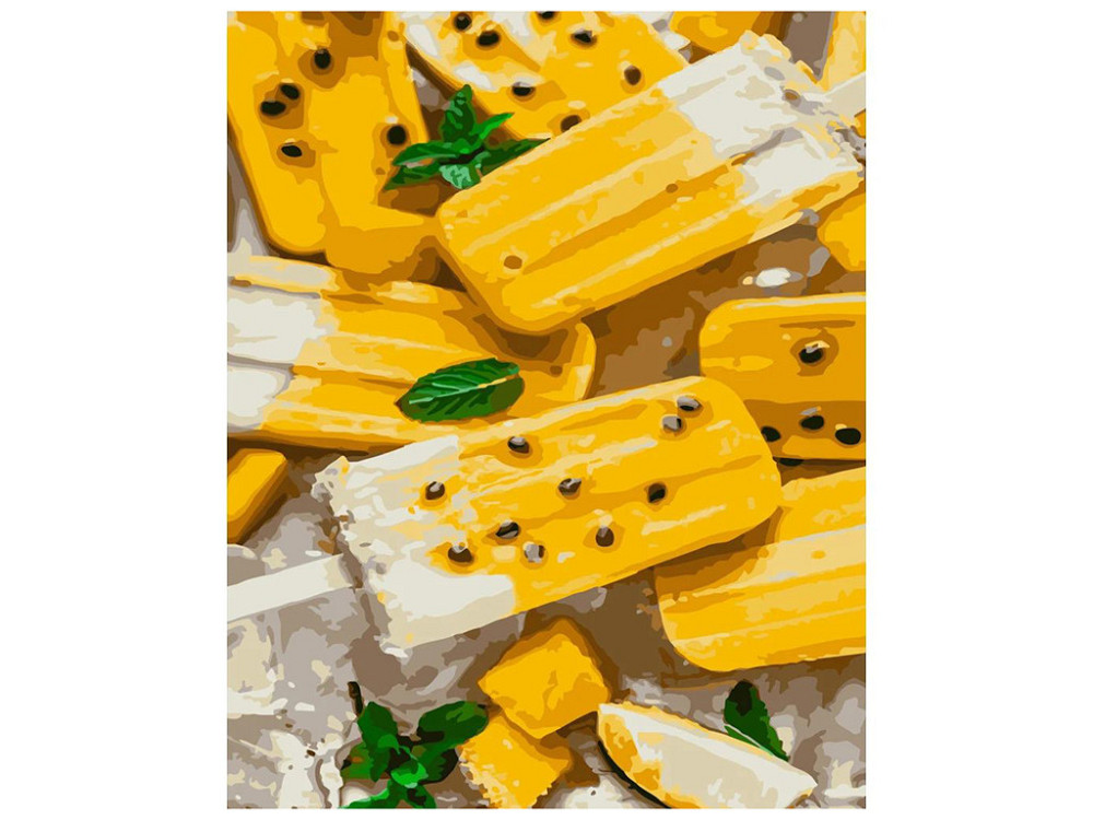 Набір для розпису по номерах Кавунове морозиво Strateg розміром 40х50 см (GS465), шт Київ - фото 1