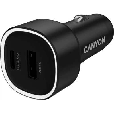 Зарядное устройство Canyon 1xUSB + 1xUSB-C PD48W black (CNE-CCABR3AC) Винница - изображение 2