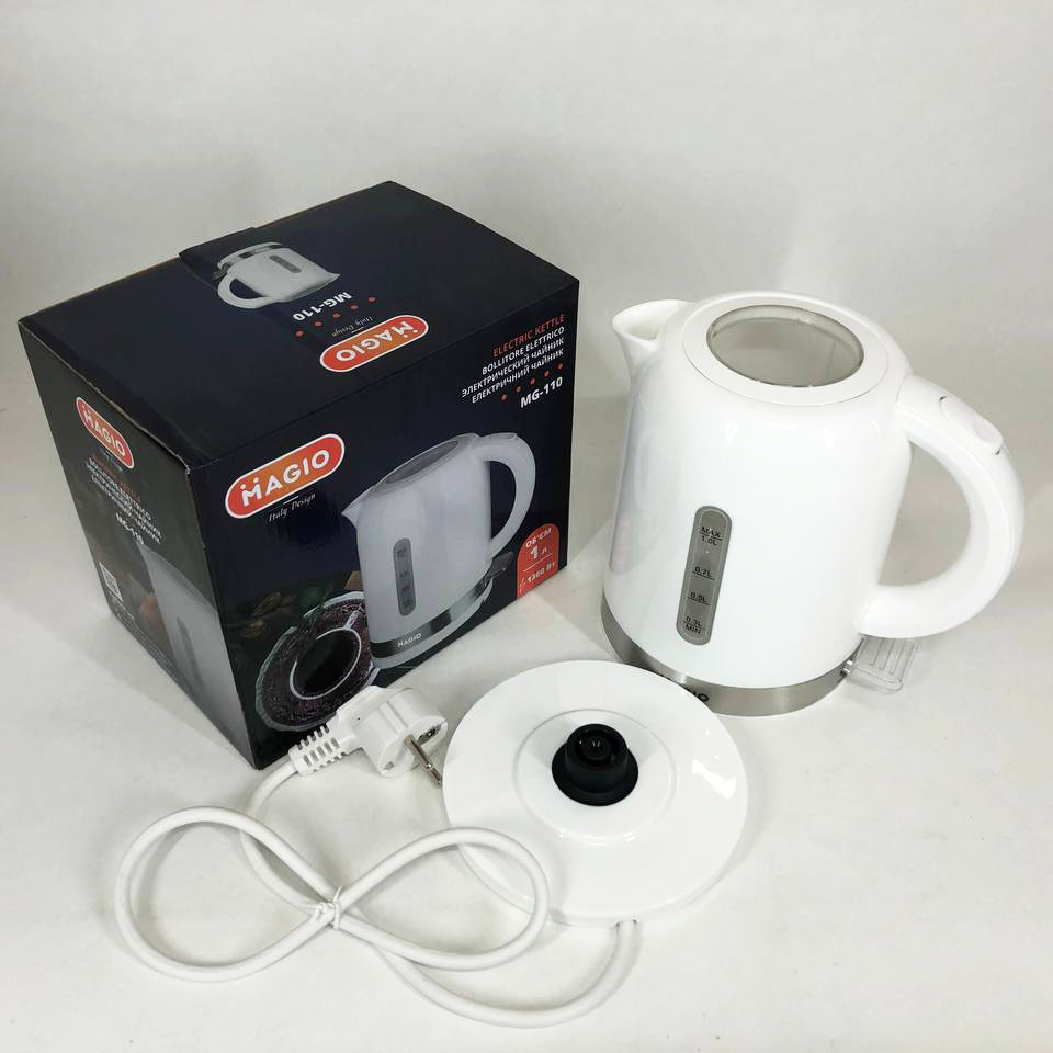 Стильний електричний чайник Magio MG-110 1 л 1360 Вт, Електричний чайник безшумний AK-69 Івано-Франківськ - фото 2