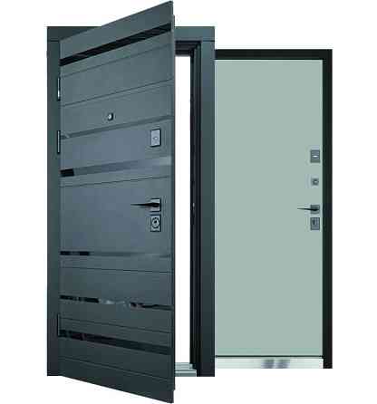 Входная дверь Abwehr Megapolis Kale Harmonia 546/0 Черная шагрень + Олово супермат 960*2050 мм Киев