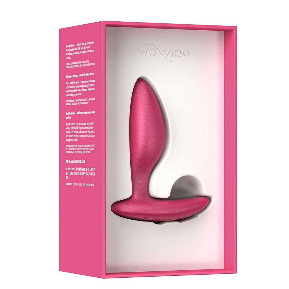 Анальна смарт-вібропробка We-Vibe Ditto+ Cosmic Pink, 10 режимів, пульт ДК Sex Aura Київ - фото 7