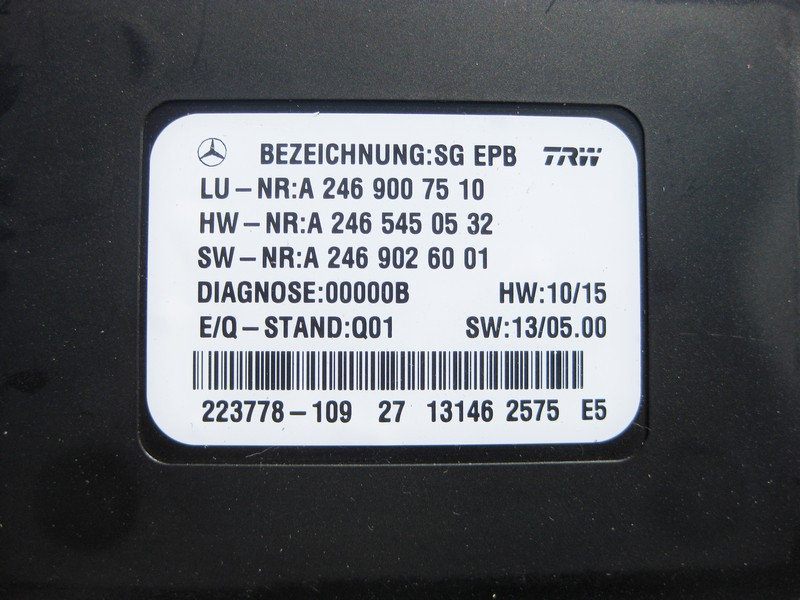 Mercedes-Benz  A2469007510 Блок керування гальмом стоянки ML GLE W166 GL GLS X166 SL R231 Одесса - изображение 2