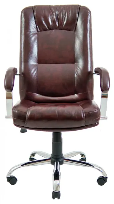 Офісне Крісло Керівника Richman Alberto Titan Firenze Хром М2 AnyFix Коричневий Київ - фото 2