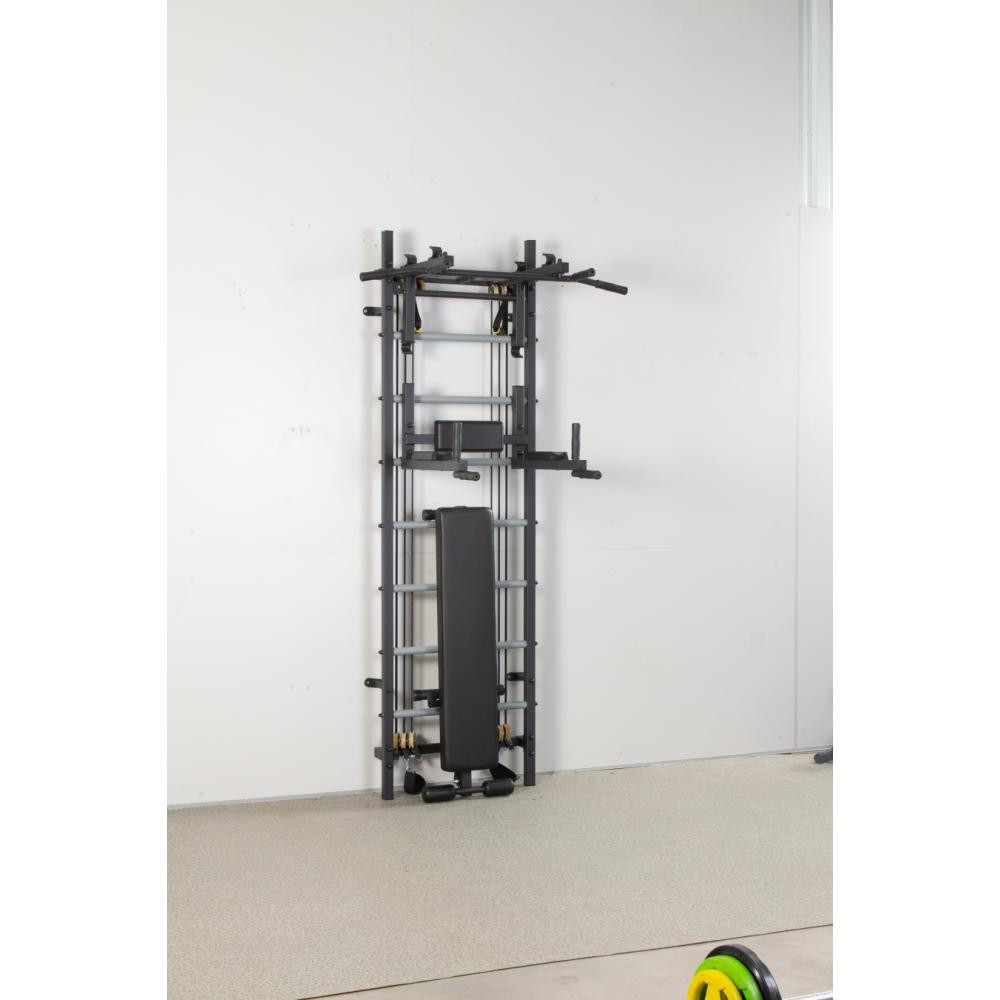 Шведская стенка с системой эспандеров Cross Training Full Black, профессиональная система эспандеров, 150 кг Каменское - изображение 2