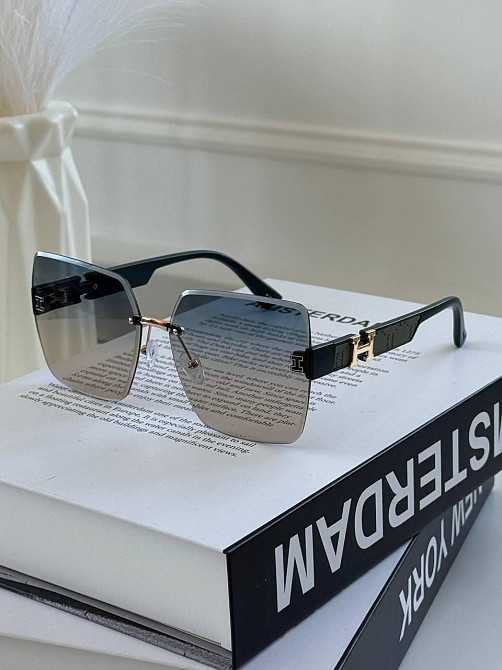 Стильні сонцезахисні окуляри  Hermes 🔥 з металевою оправою Київ - фото 5