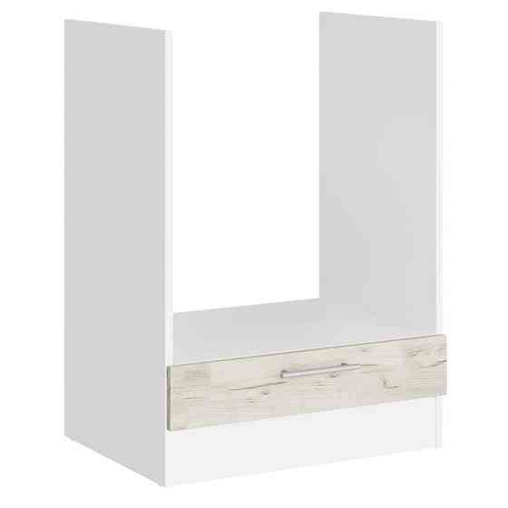 Кухонний модуль під духовку Еверест Еко 600 дуб крафт белый/белый 60х46х82 см (DTM-071019) Дніпро