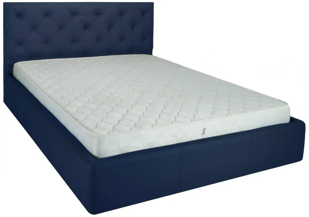 Кровать Bristol Comfort 120 х 190 см Fly 2227 С подъемным механизмом и нишей для белья Синий Киев - изображение 1