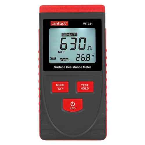 Тестер сопротивления поверхности (100Ω ~1000ГΩ) WINTACT WT311 Чернигов