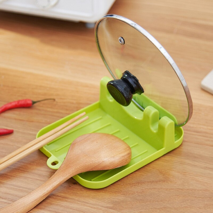Кухонна пластикова підставка для ложок та кришок green Вінниця - фото 1