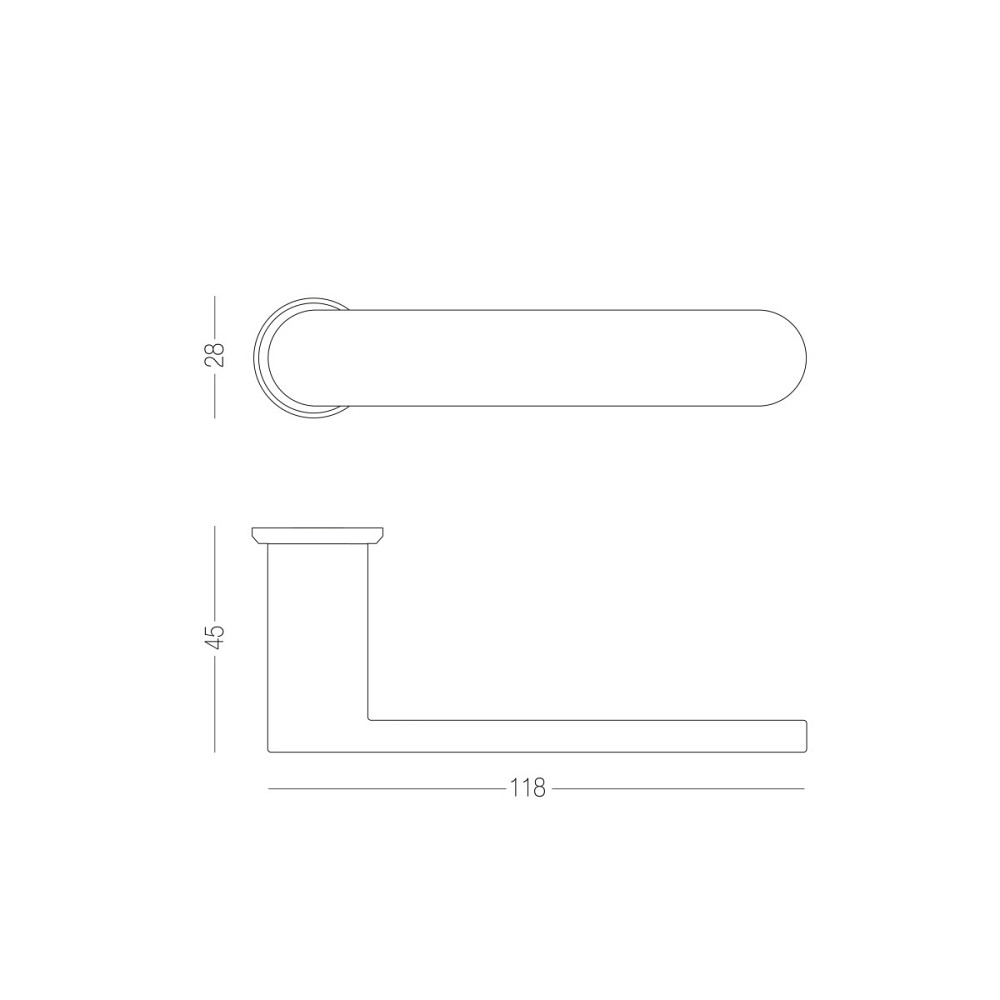 РУЧКА ДЛЯ ДВЕРЕЙ БЕЗ РОЗЕТКИ NEAT Київ - фото 4