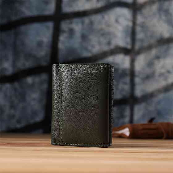 Женский кошелек компактного размера из натуральной кожи ST Leather 23072 Зеленый Киев