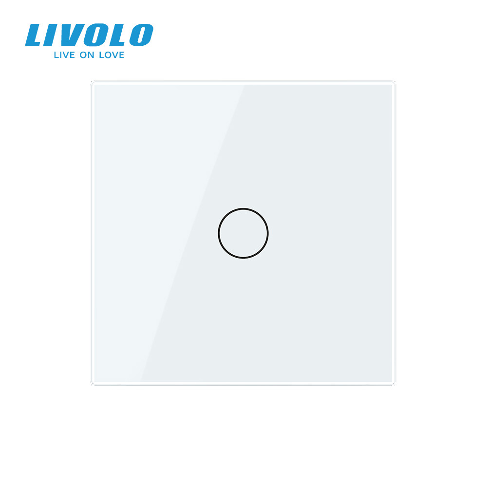 LIVOLO Сенсорна кнопка 1 сенсор 12/24V Livolo білий скло (VL-C701CH-11) Коломыя - изображение 8