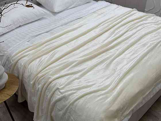 Ecotton Плед Ecotton 200х220 см Well Soft світло-молочний (11-9608 Coconut milk) Коломия