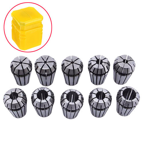 Набор цанг ER16, 10 шт, для ЧПУ и фрезеровки Киев - изображение 7