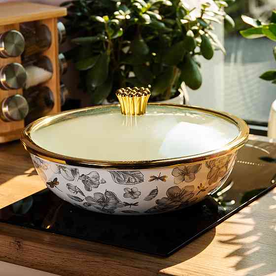 Yiwu Каструля з кришкою Емаль 4,5 л Велика HP-2-108 Киев