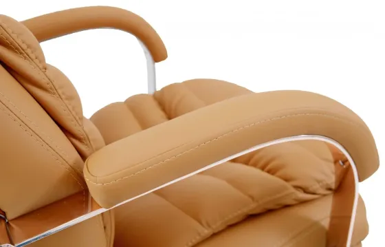 Офісне Крісло Керівника Richman Valencia Fly 2205 Хром M1 Tilt Коричневий Дніпро