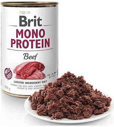 Консерва Бріт Brit Mono Protein Beef для собак з яловичиною, 400 г Вінниця