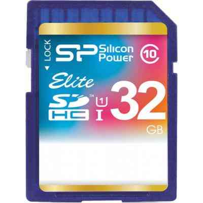 Карта памяти Silicon Power 32Gb SDHC class 10 (SP032GBSDHAU1V10) Винница
