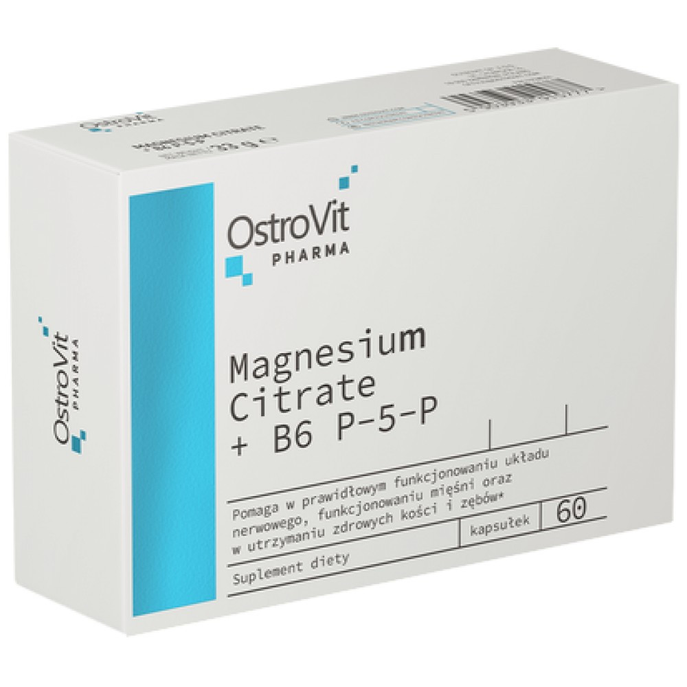 Pharma Magnesium Citrate + B6 P-5-P 60 caps Луцьк - фото 1