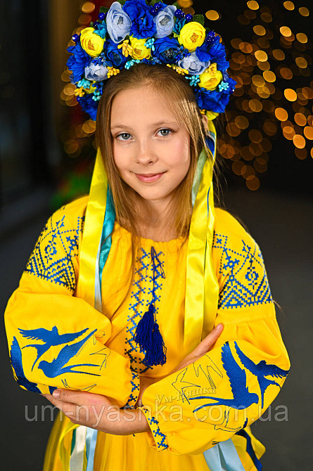 Дитяча вишита сукня з ластівками Кривий Ріг - фото 3