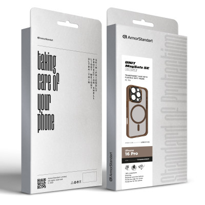 Чехол для мобильного телефона Armorstandart Unit MagSafe SE Apple iPhone 16 Pro Titanium Desert (ARM81149) Винница - изображение 2