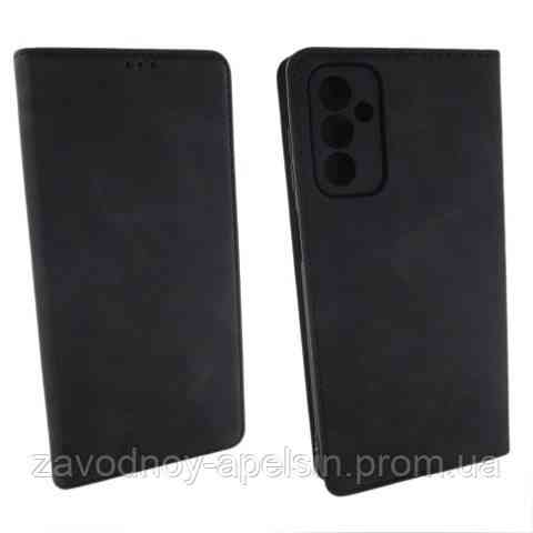 Чехол книга Samsung M13 M135 M136 Защита камеры (черный) Одеса