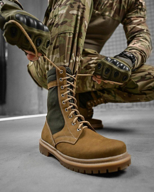 Літні тактичні черевики AGRIS кайот/олива ДЛ6466 Одеса - фото 11