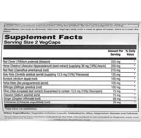 Детоксикація лімфи (Total Cleanse Lymph) 60 капсул Київ